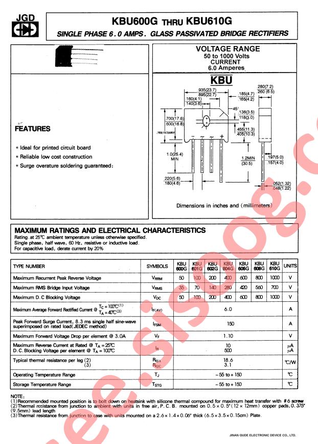 KBU600G