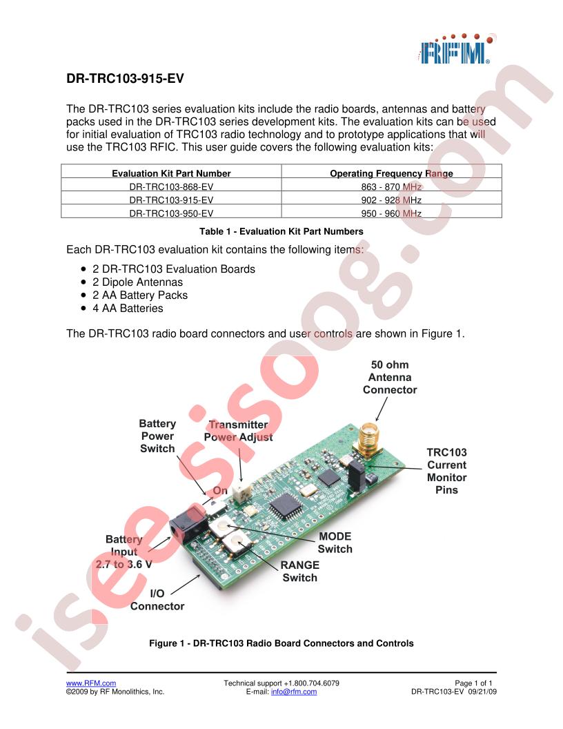 DR-TRC103-915-EV