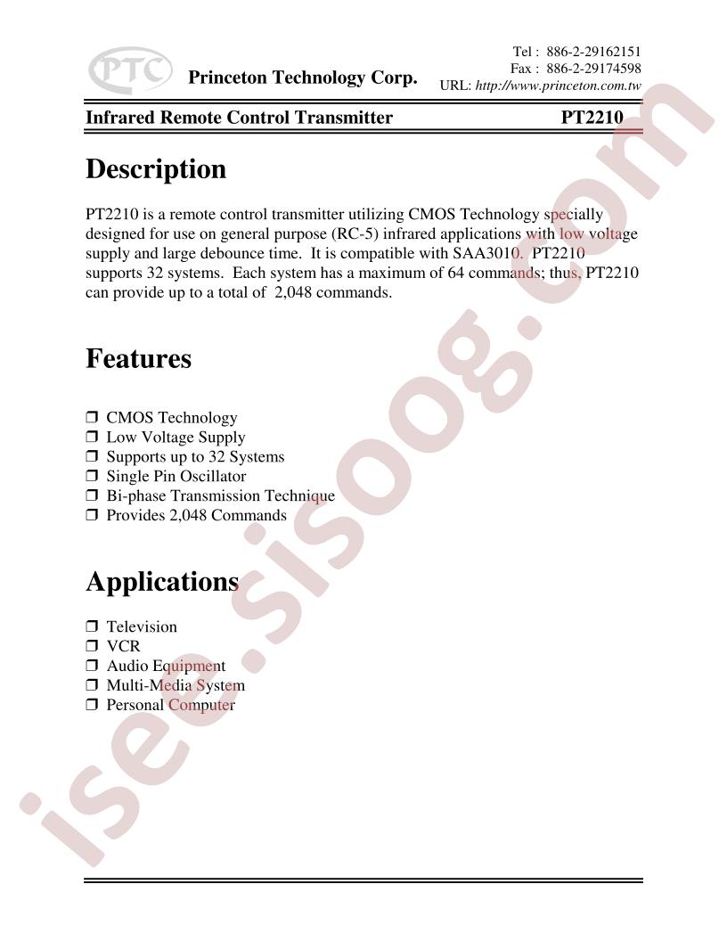 PT2210-D