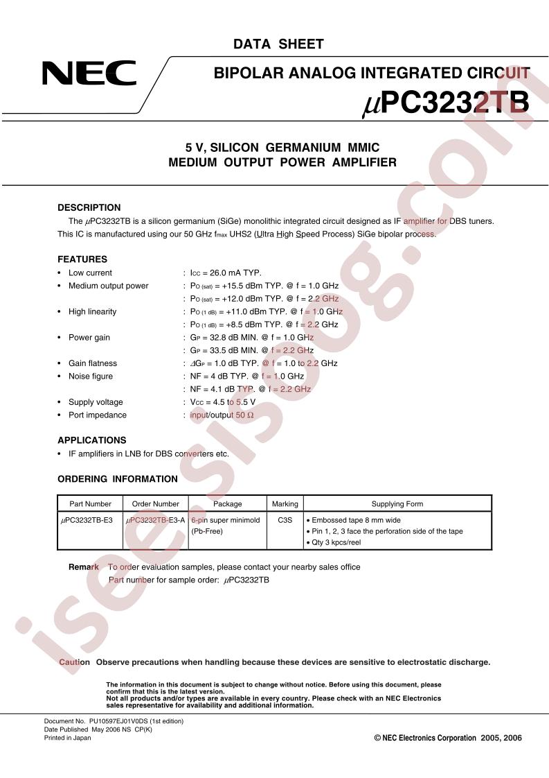 UPC3232TB
