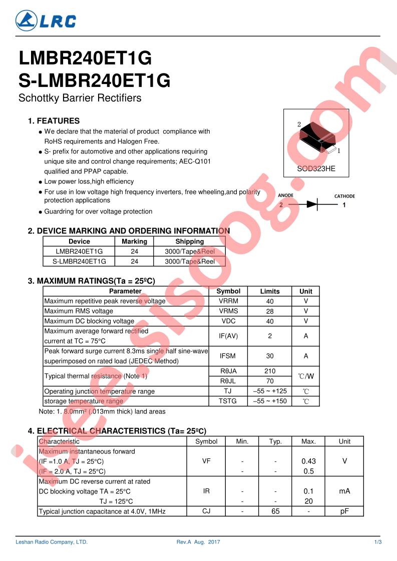 S-LMBR240ET1G