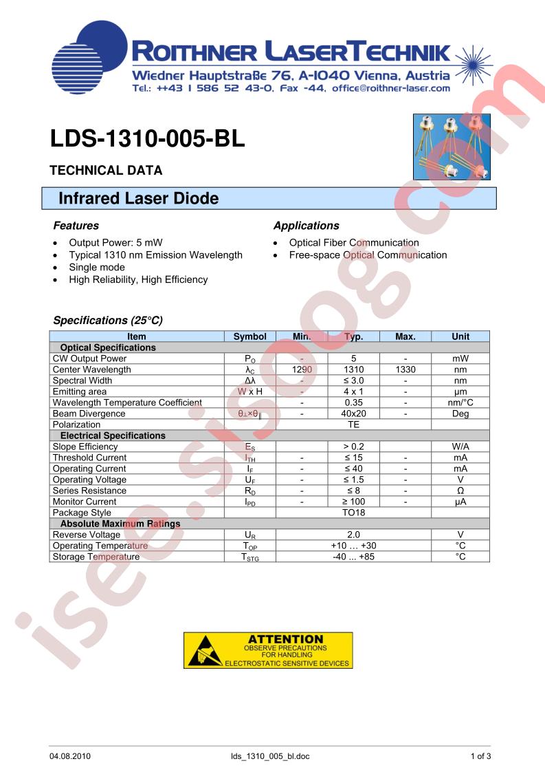 LDS-1310-005-BL