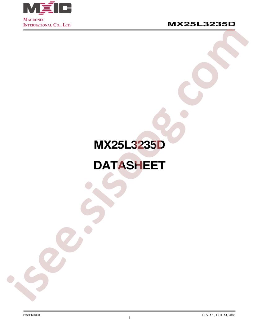 MX25L3235D