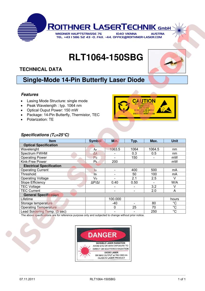 RLT1064-150SBG