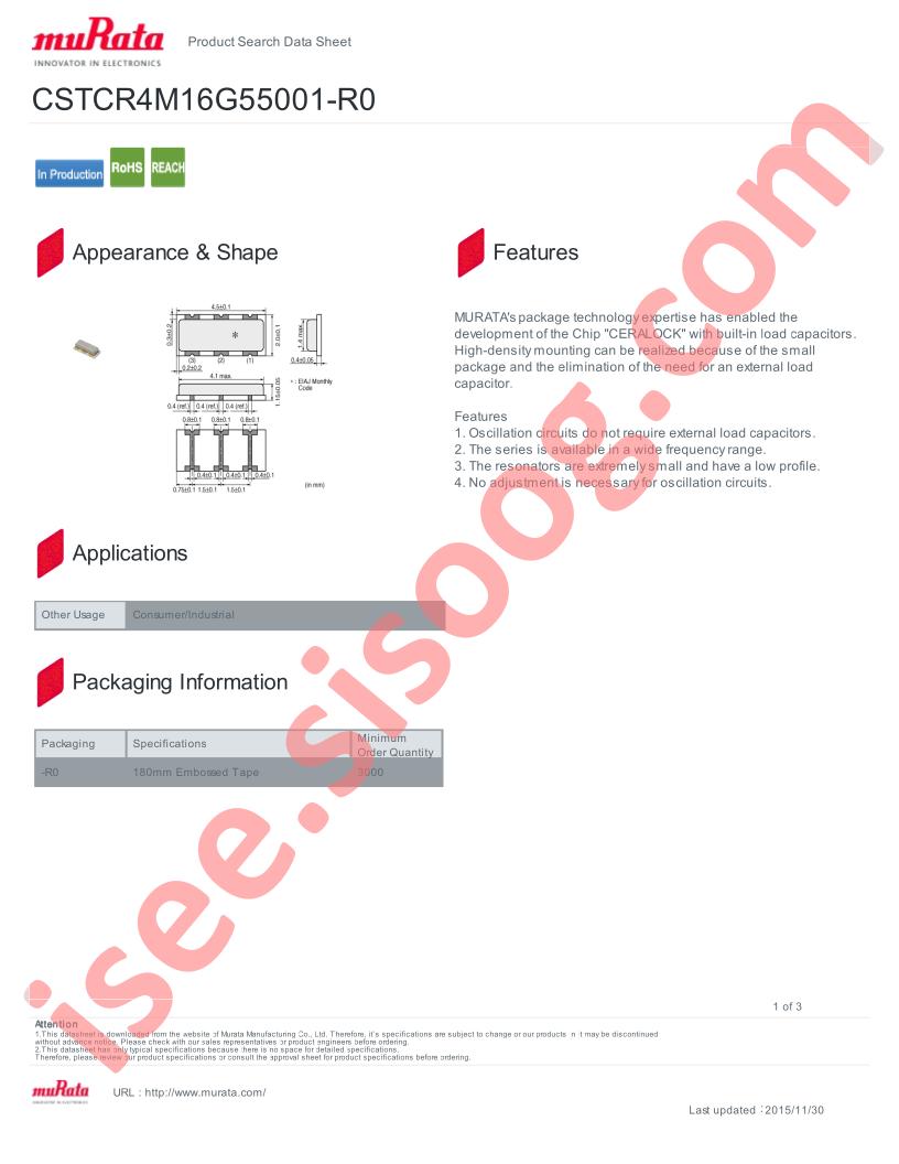 CSTCR4M16G55001-R0