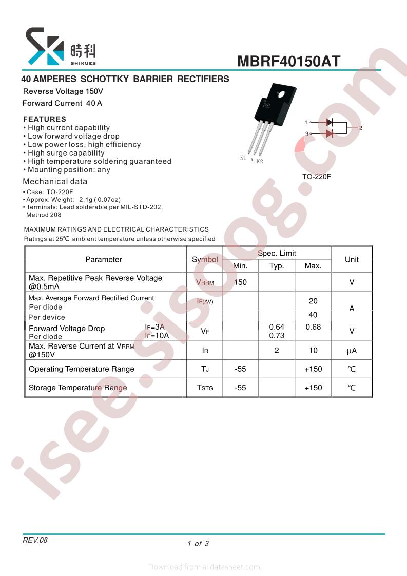 MBRF40150AT