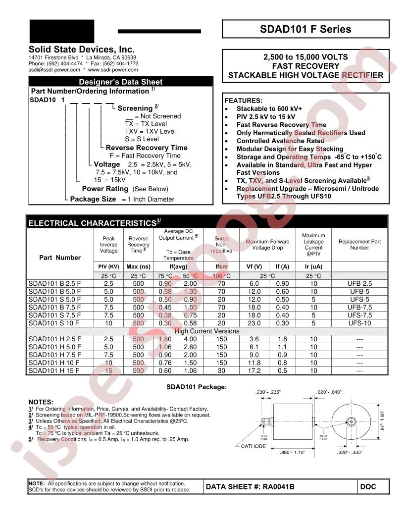 SDAD101B2.5F