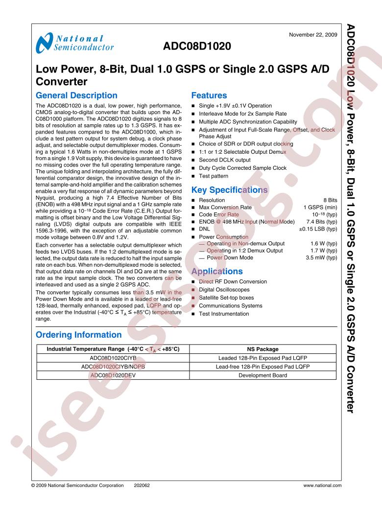 ADC08D1020