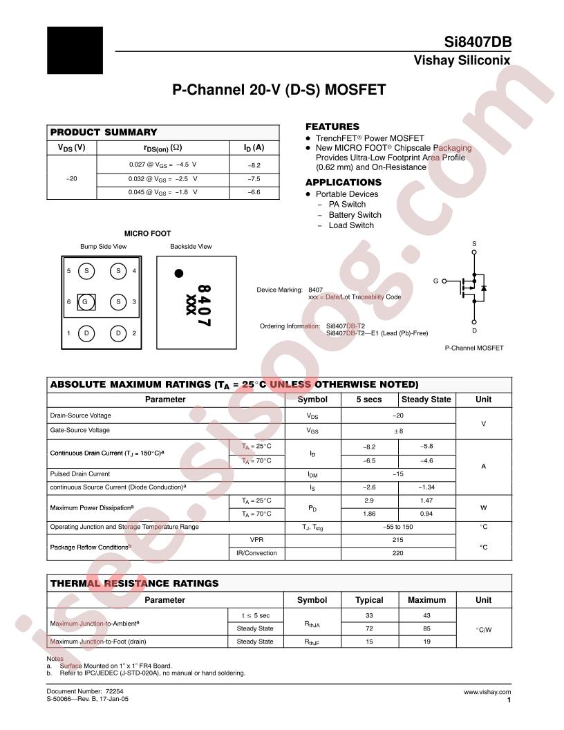 SI8407DB