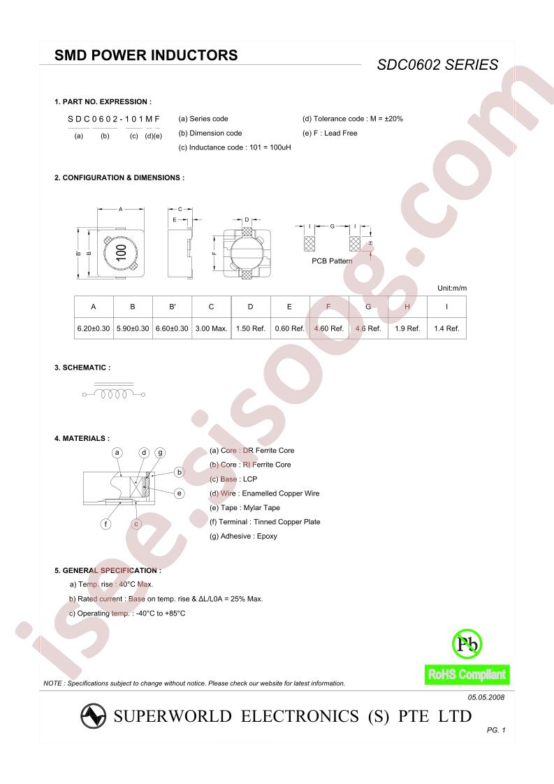 SDC0602-150MF