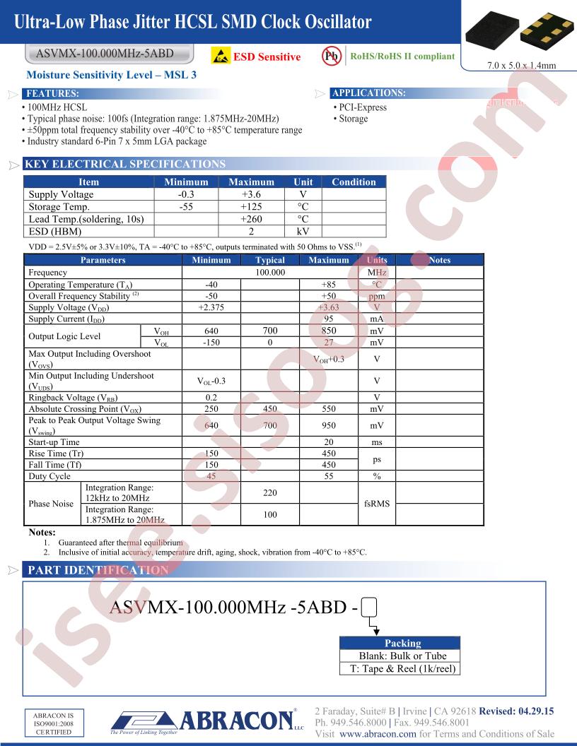 ASVMX-100.000MHZ-5ABD