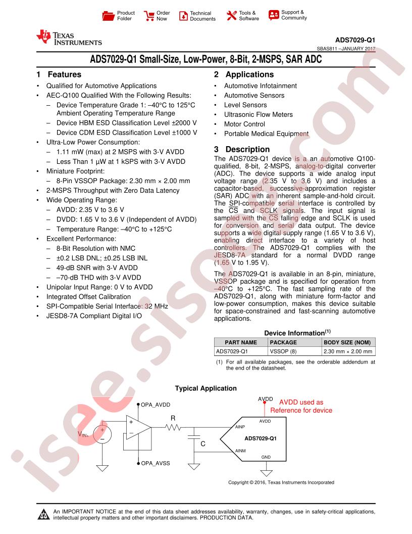 ADS7029-Q1