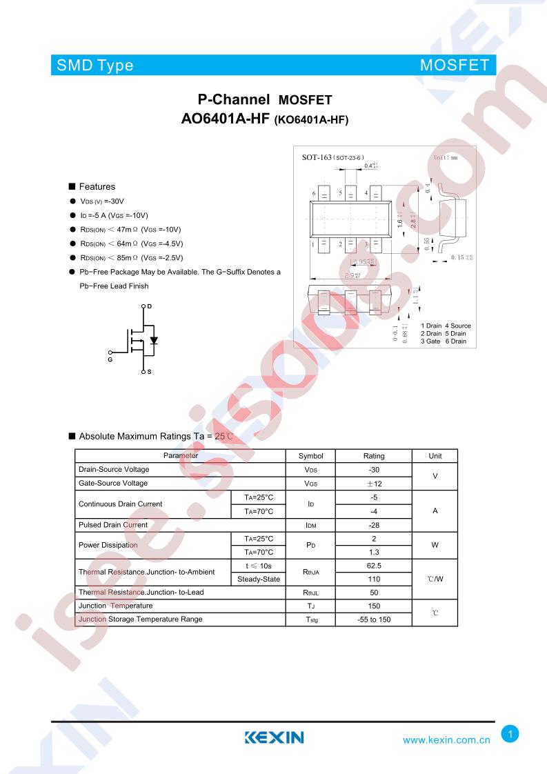AO6401A-HF