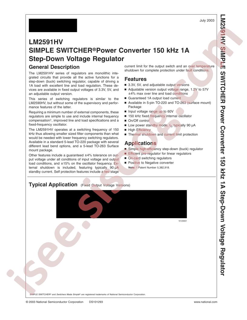 LM2591HV