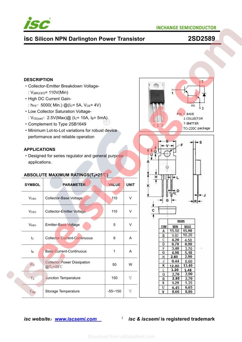 2SD2589