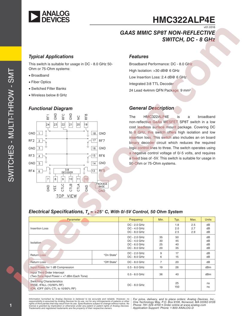 HMC322ALP4E