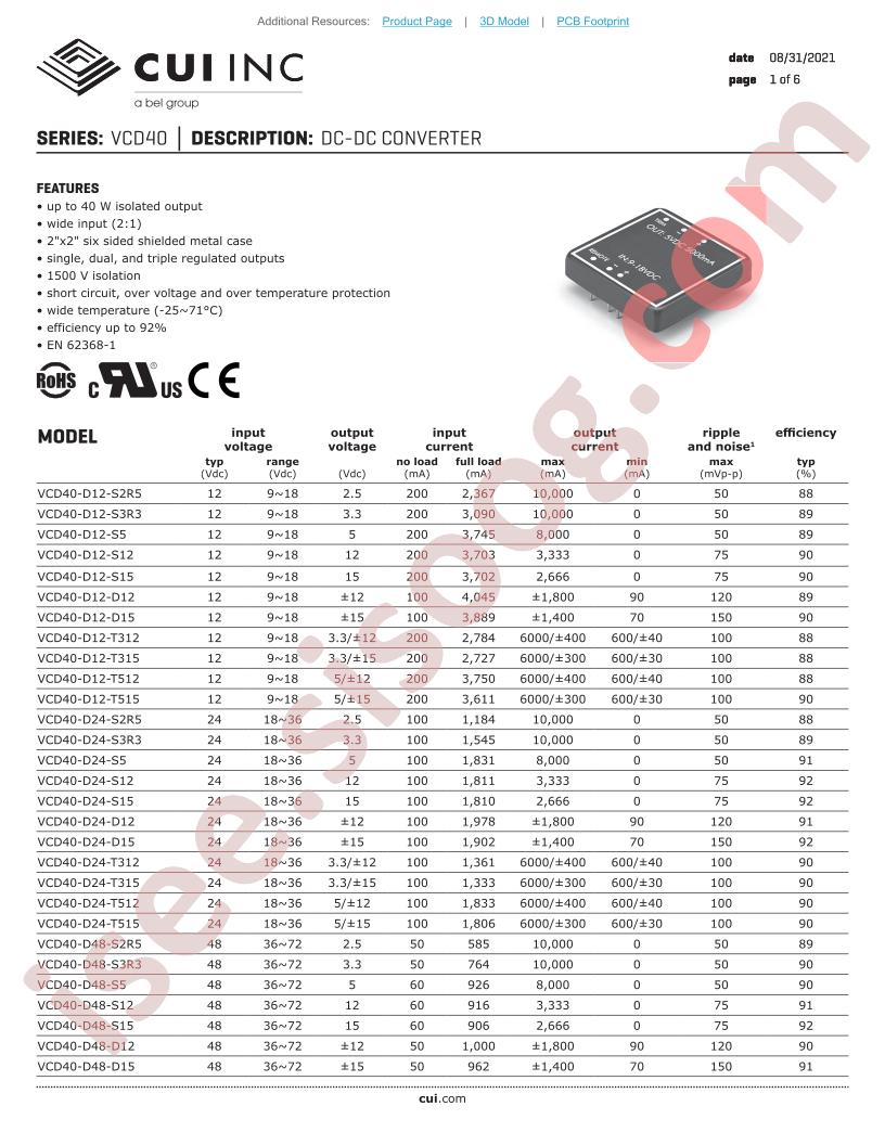 VCD40-D48-D15