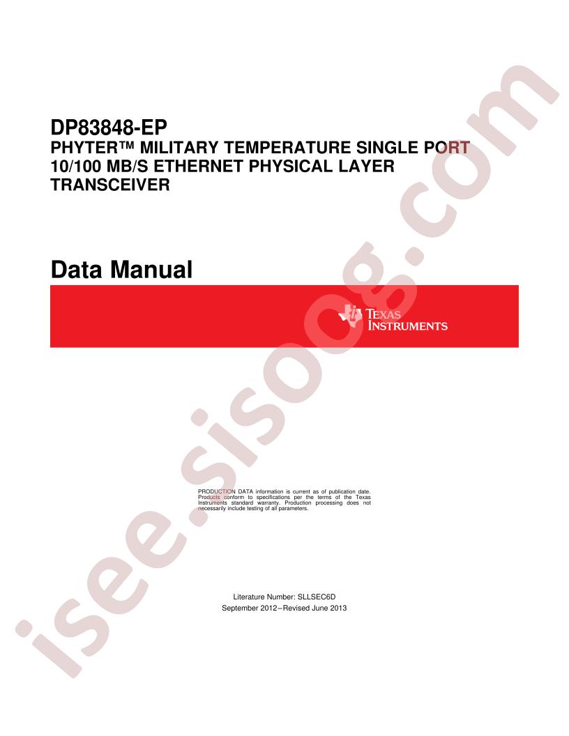 DP83848MPHPREP