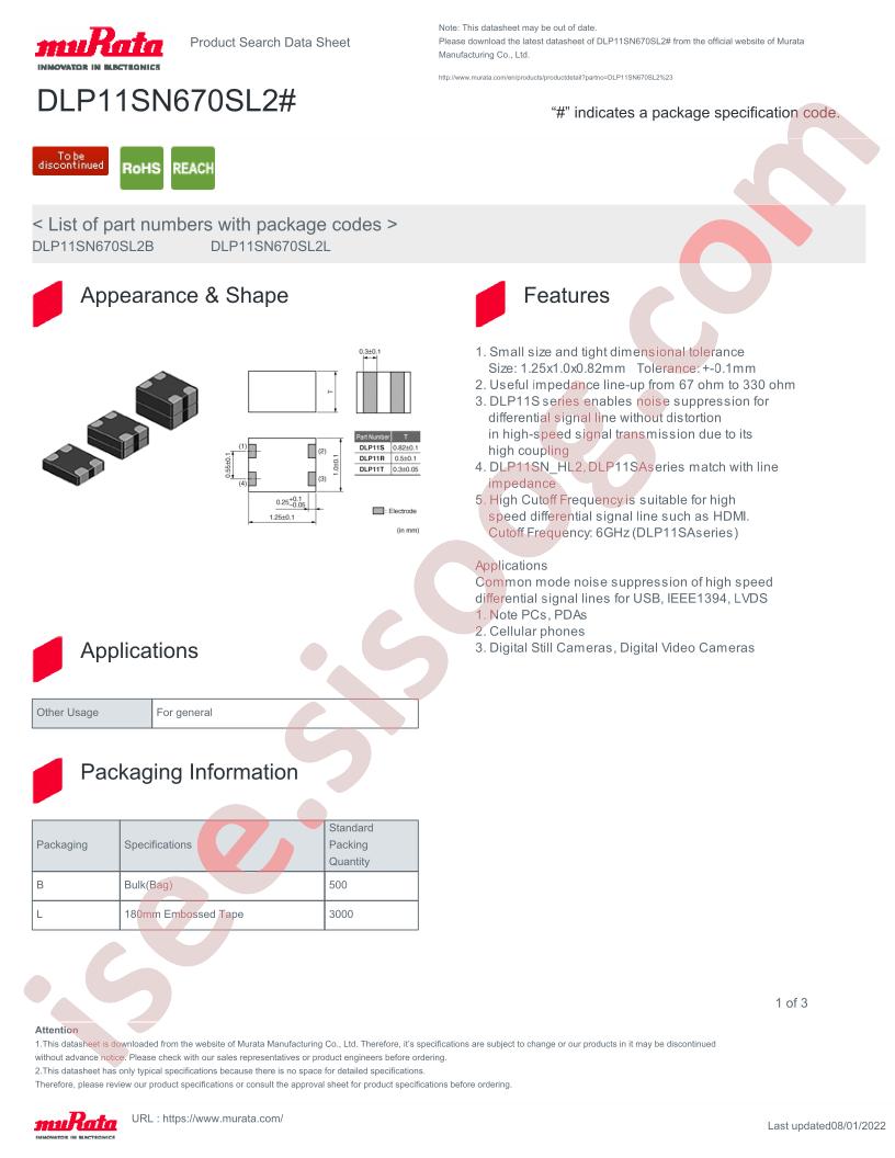 DLP11SN670SL2