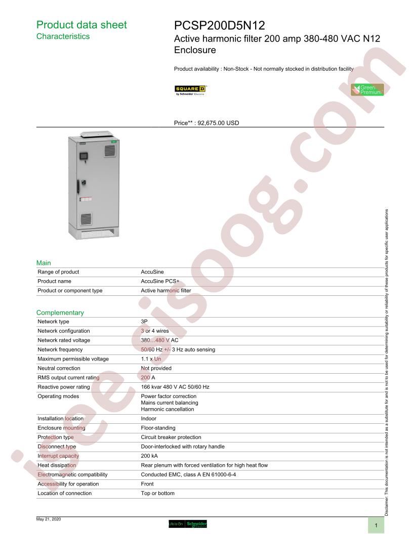PCSP200D5N12