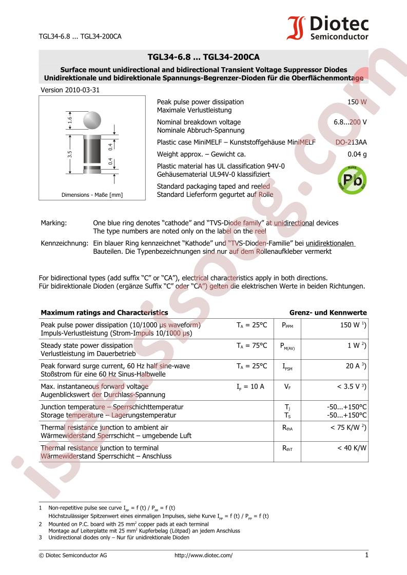 TGL34-6.8A