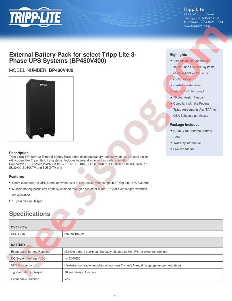 BP480V400