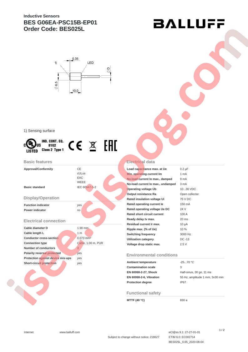 BES025L