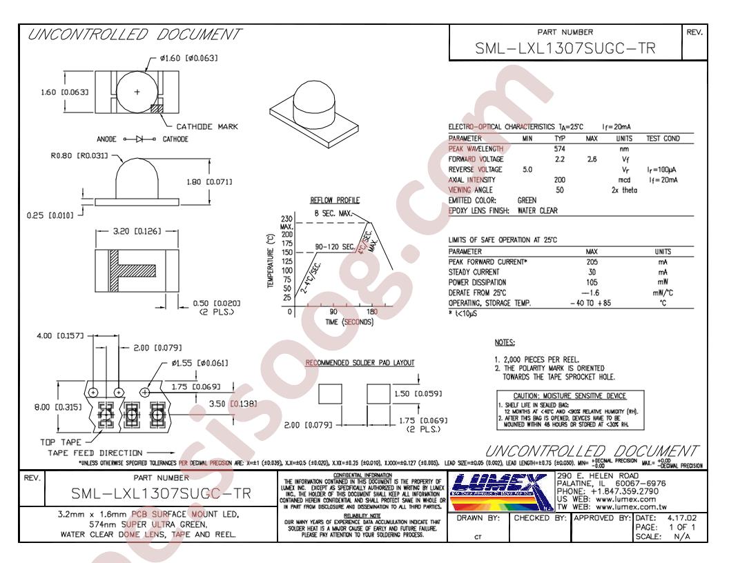 SML-LXL1307SUGC-TR