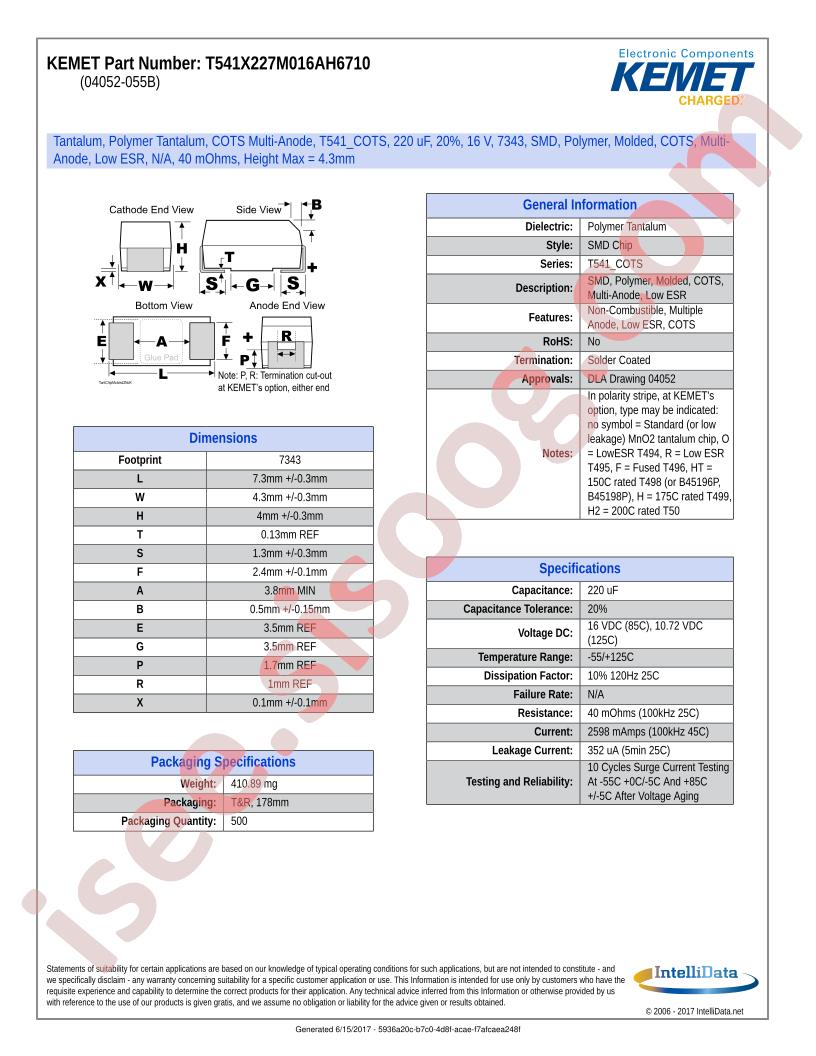 T541X227M016AH6710