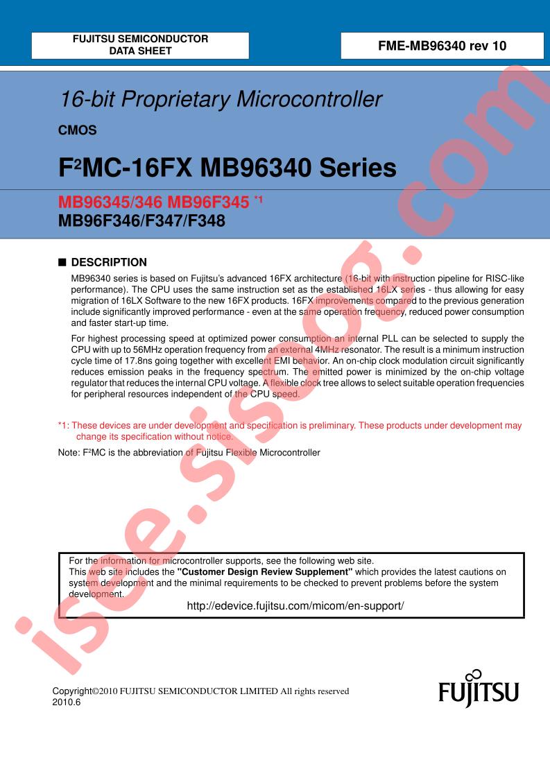 MB96F345FSBPQC-GSE2