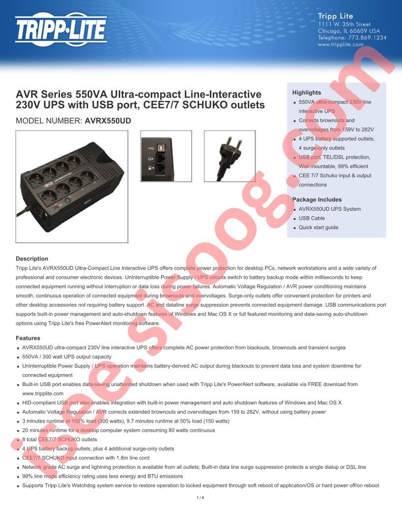 AVRX550UD