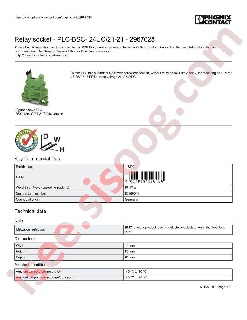 PLC-BSC-24UC