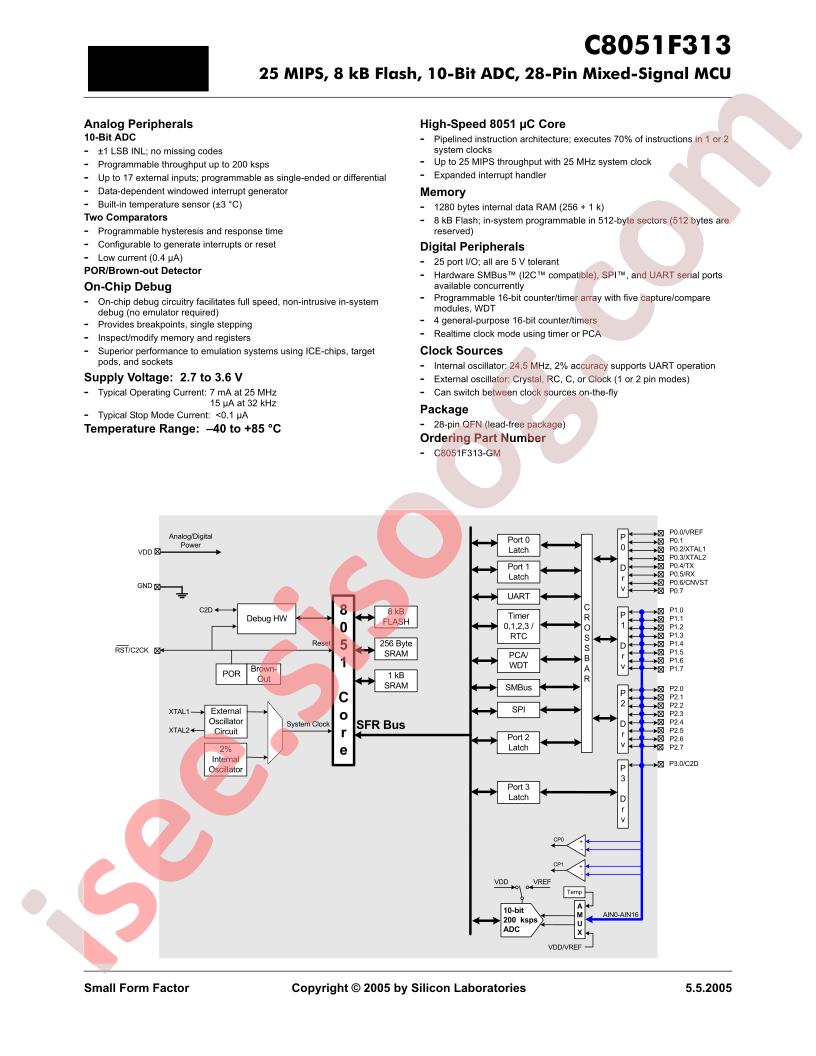 C8051F313