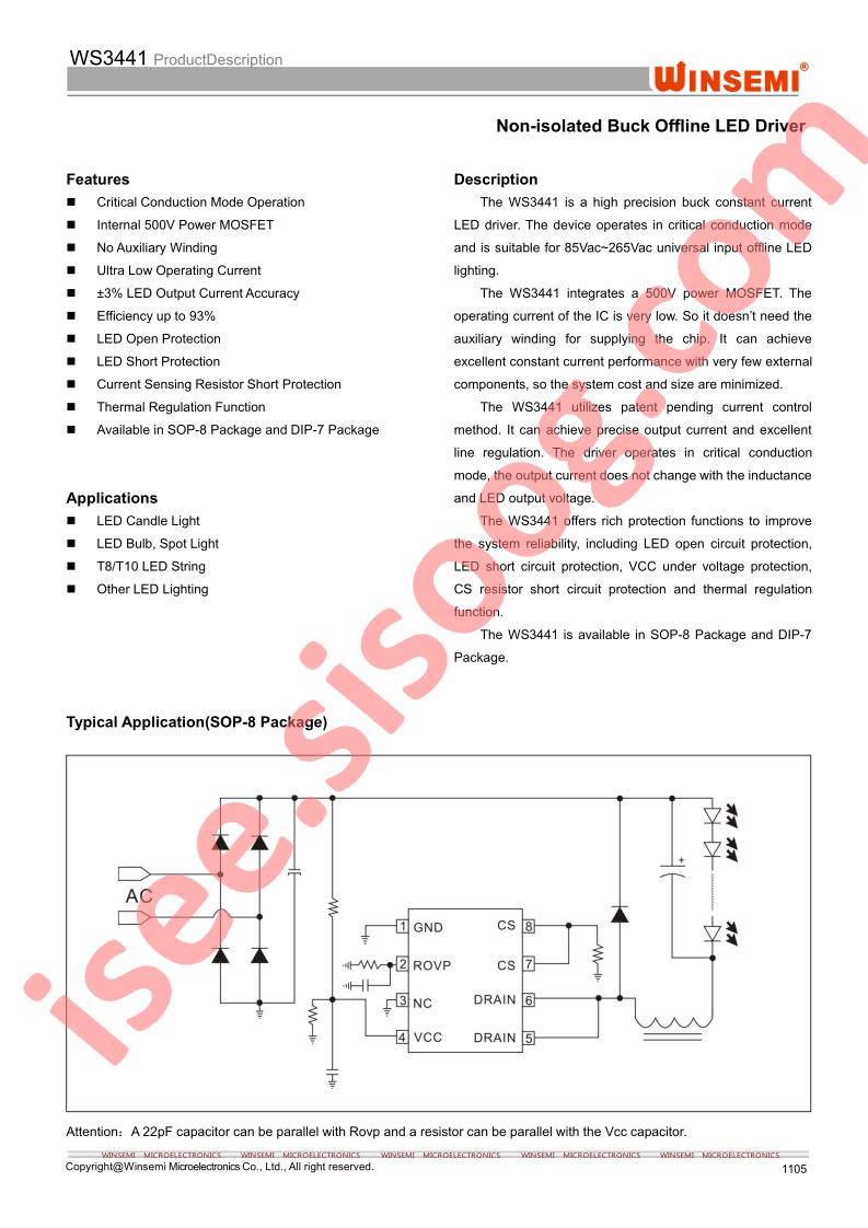 WS3441S8P