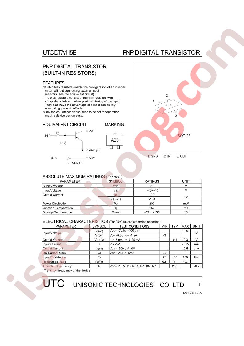DTA115E