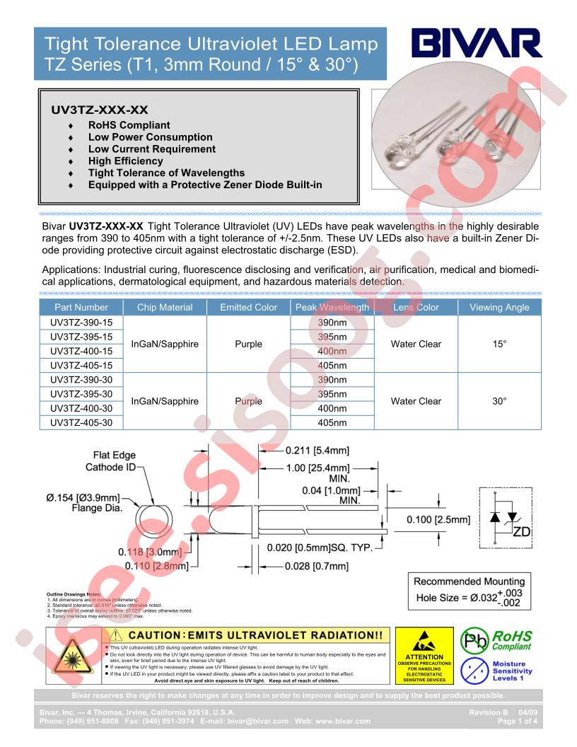 UV3TZ-405-15