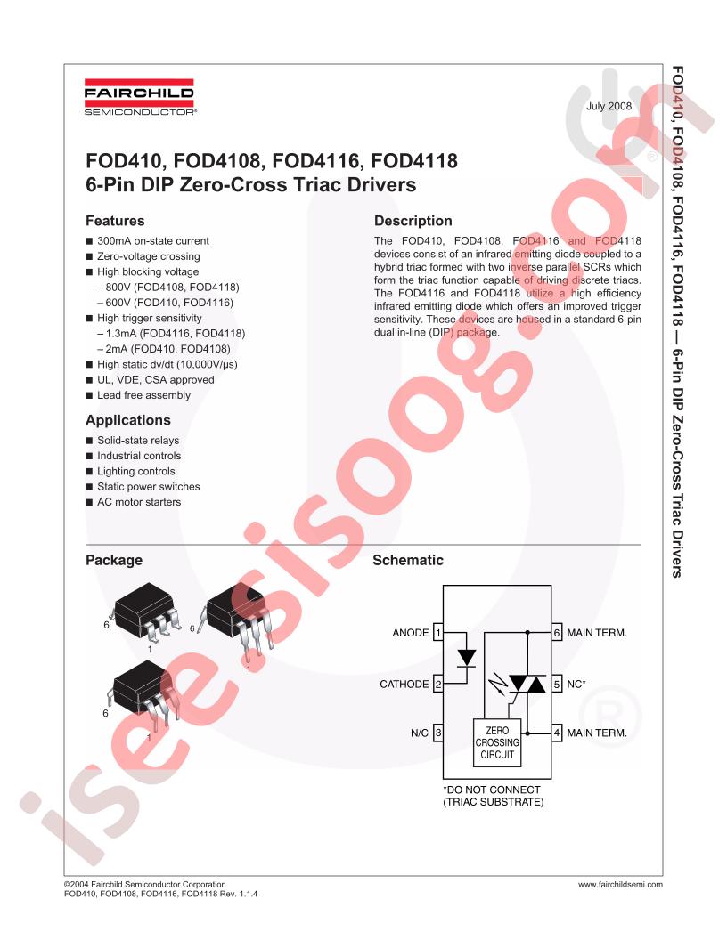 FOD4118SDV