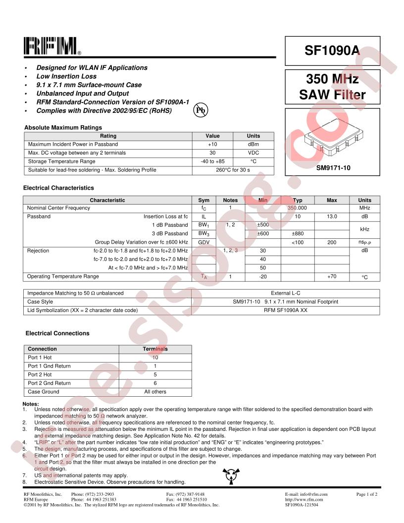 SF1090A