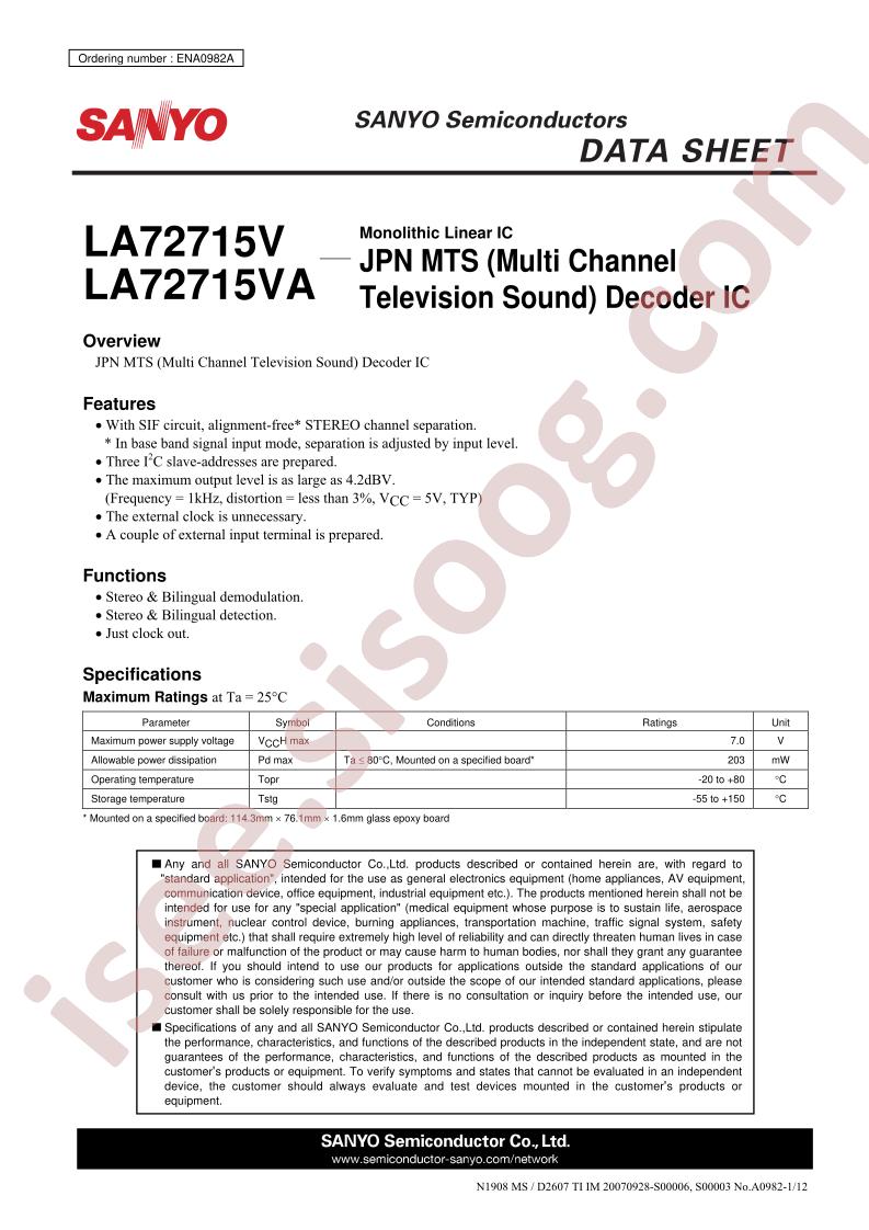 LA72715VA