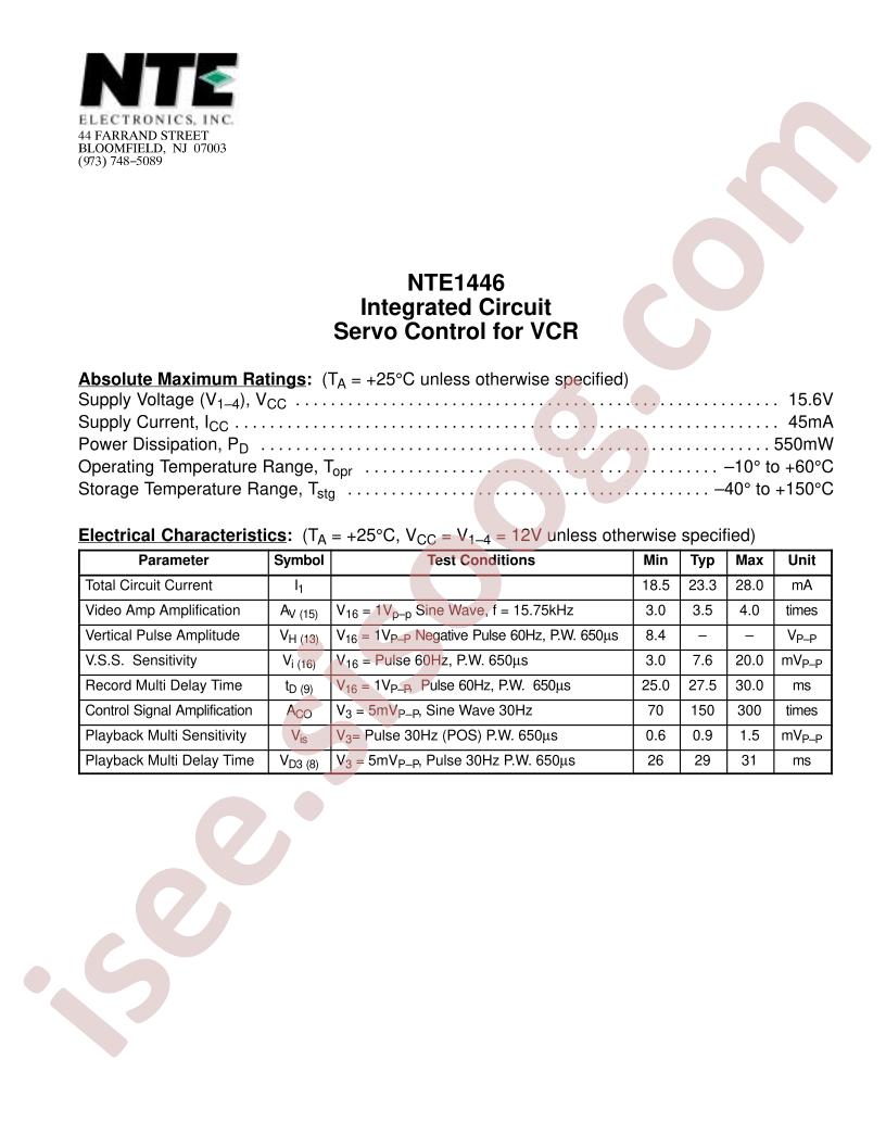 NTE1446