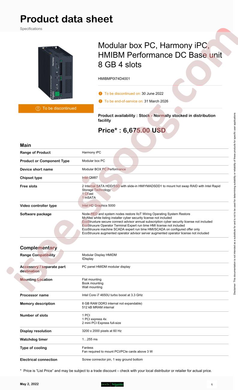 HMIBMP0I74D4001