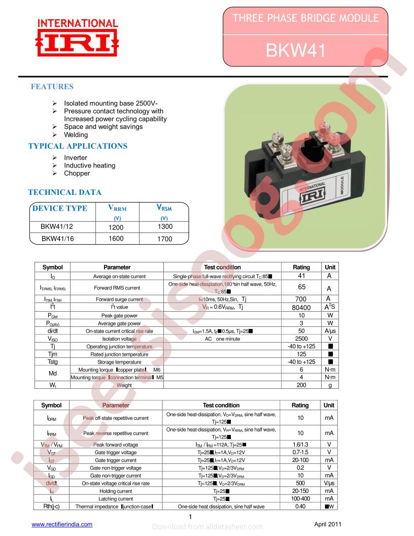 BKW4116