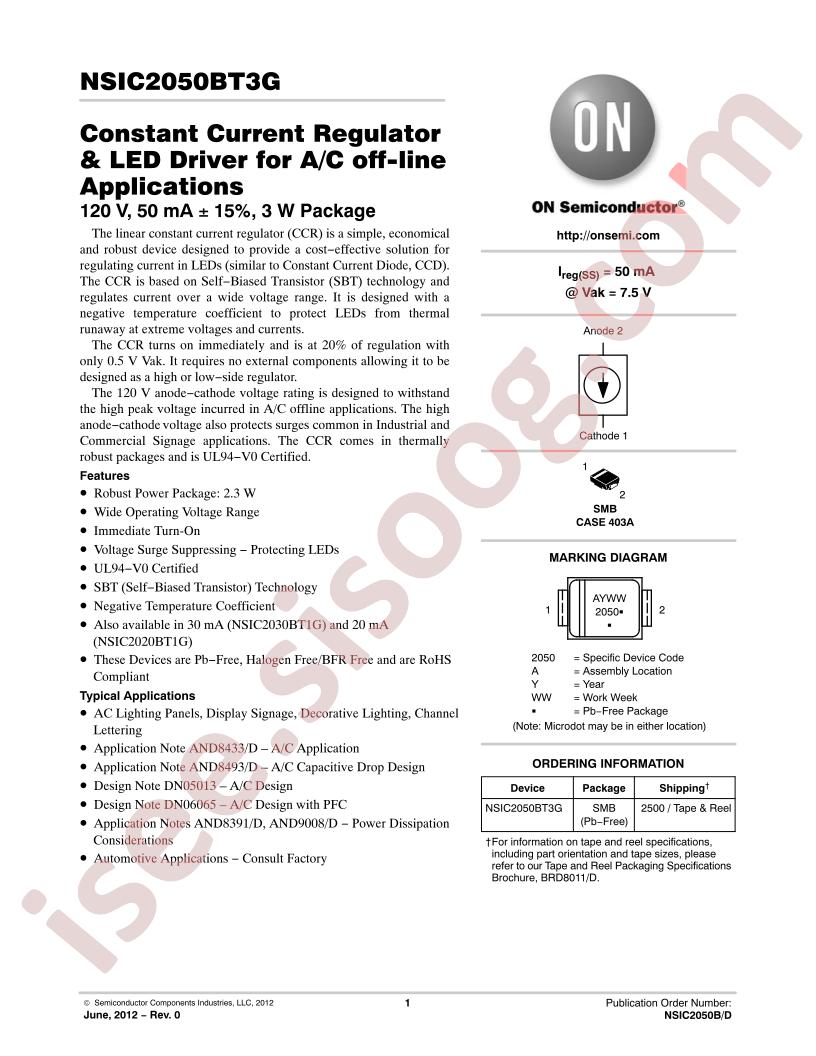 NSIC2050BT3G