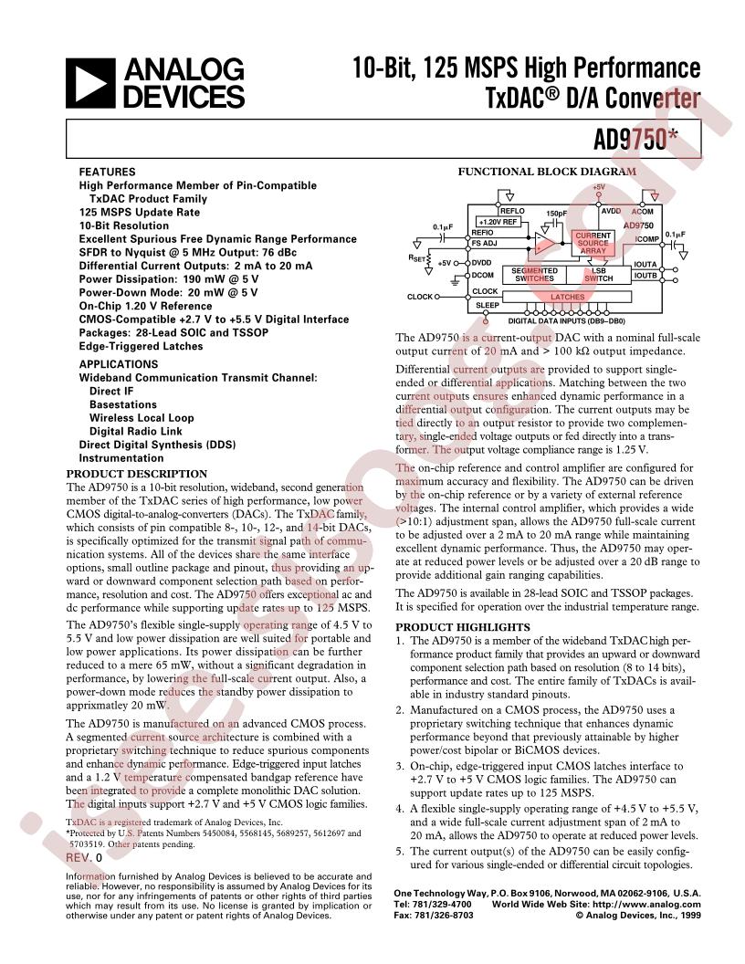 AD9750