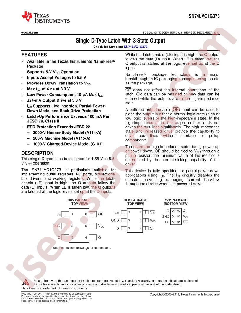 SN74LVC1G373_15