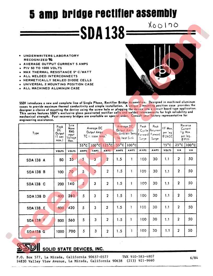 SDA138A