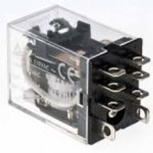 رله 220ولت 2کنتاکت 10 آمپر پایه پهن