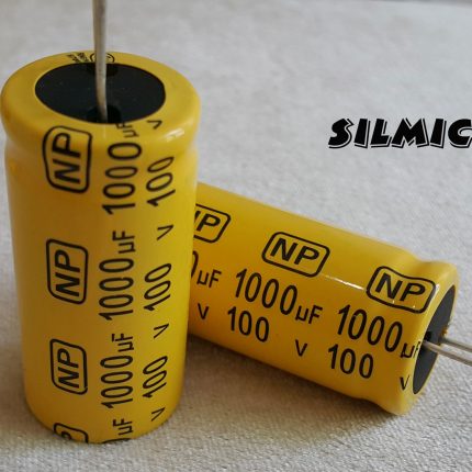 خازن بی پلار 1000 میکرو فاراد 100 ولت الکترولیتی ساخت lelon با گرید صوتی