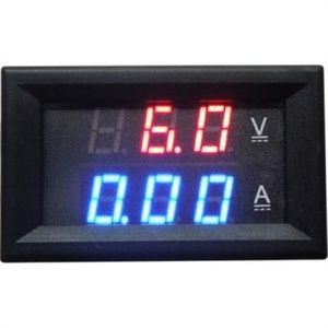 0-100V 0-10A DC ولت متر آمپرمتر