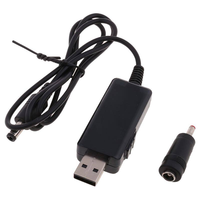 کابل USB افزاینده ولتاژ 5 به 9 و 12 ولت با نمایشگر